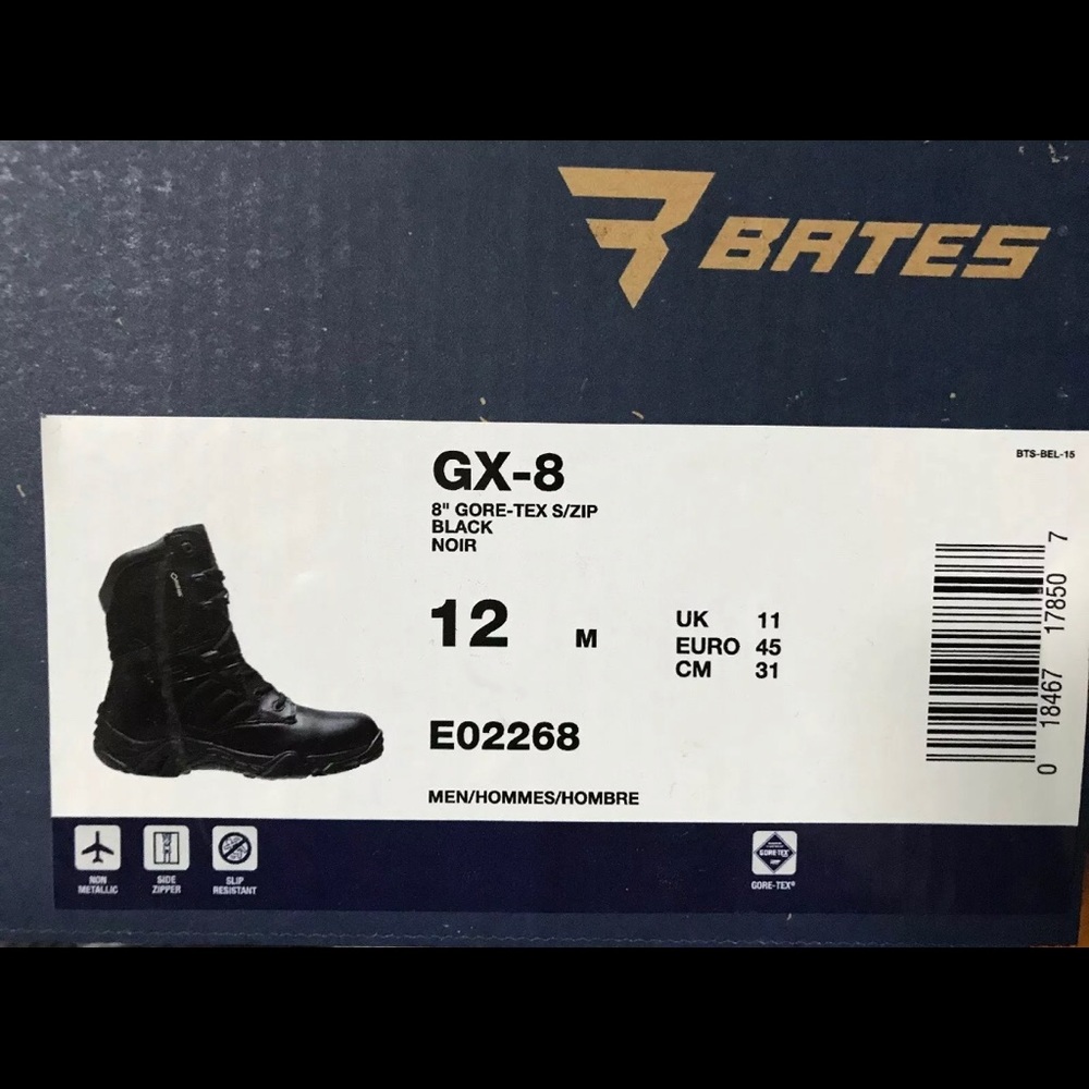 Bates GX-8 waterproof boots